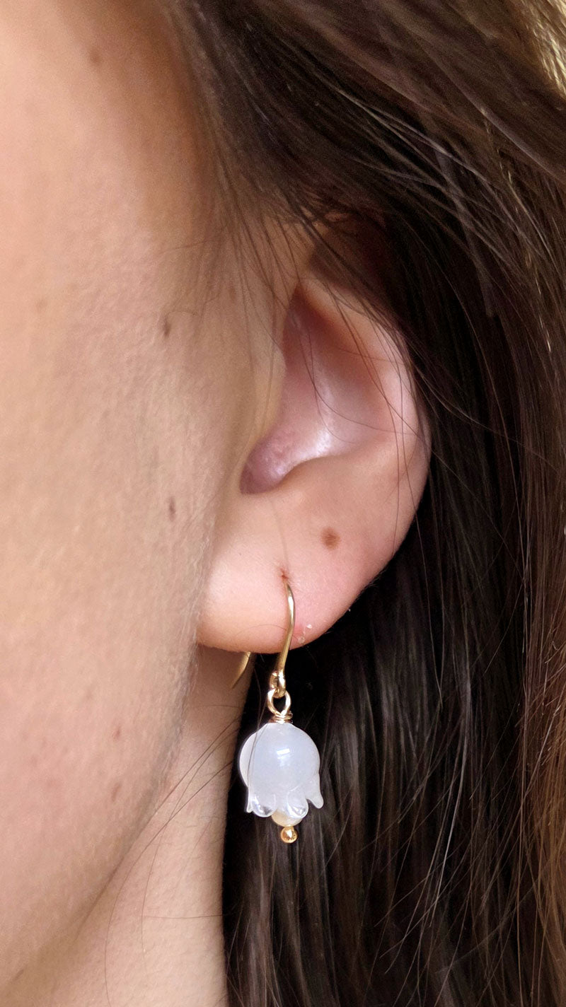 Boucles d'oreilles MUGUET crochet