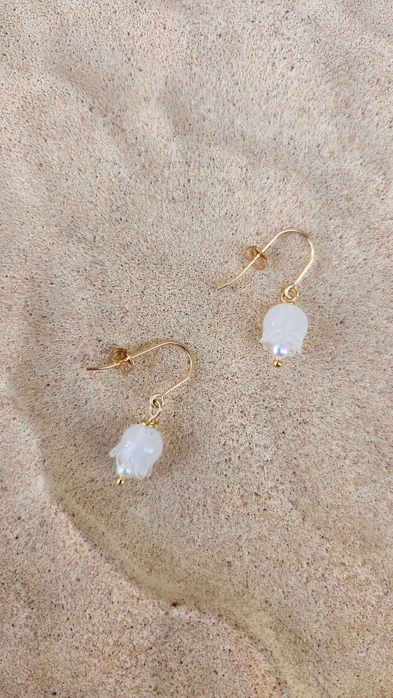 Boucles d'oreilles MUGUET crochet